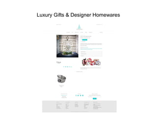 Luxury Gifts & Designer Homewares
 