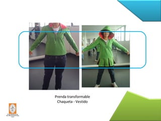Prenda transformable Chaqueta - Vestido 