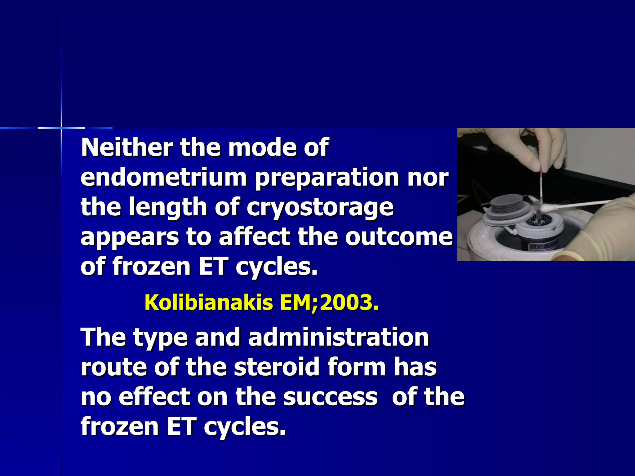 ENDOMETRIAL PREPARATION IN FROZEN EMBRYO TRANSFER CYCLES PPT