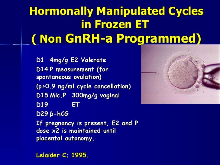 ENDOMETRIAL PREPARATION IN FROZEN EMBRYO TRANSFER CYCLES