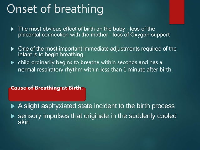 Fetal and neonatal physiology
