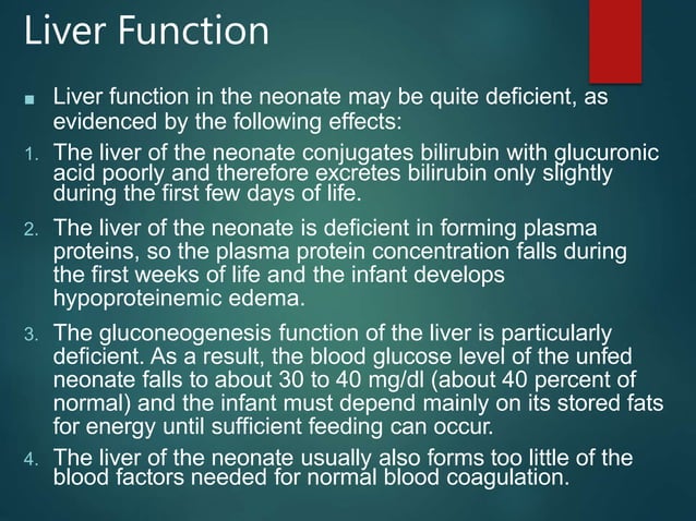Fetal and neonatal physiology