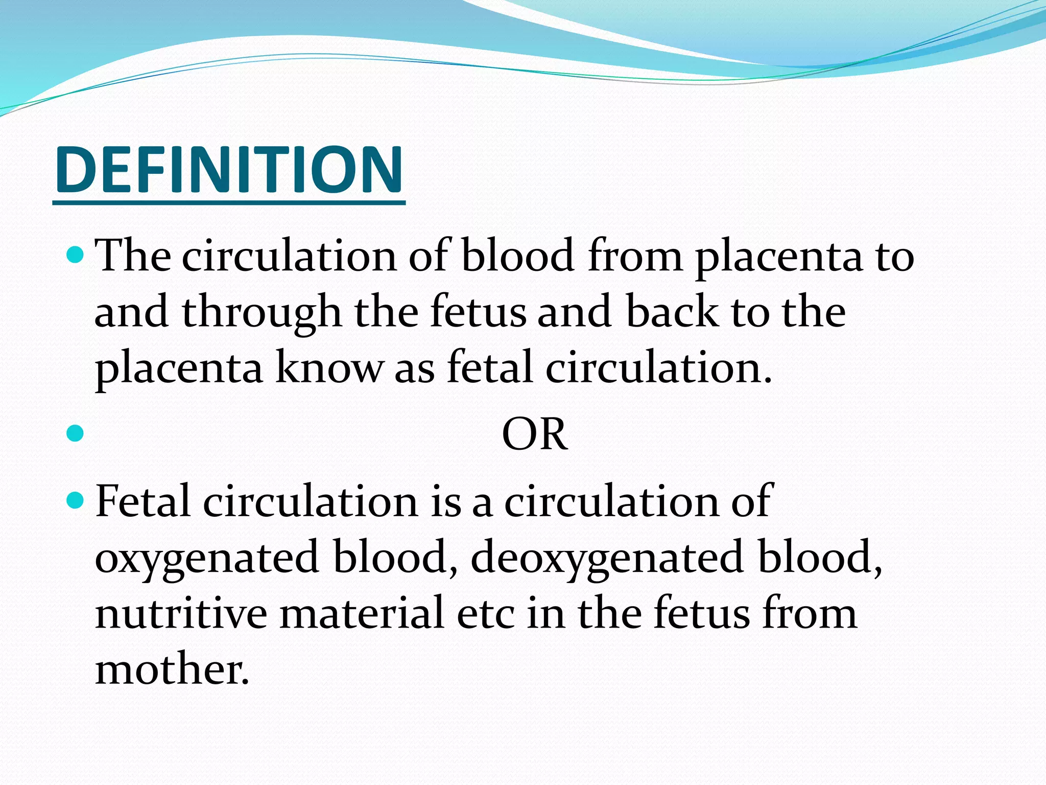 Fetal Circulation Pptx