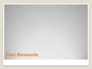 Fetal fibronectin
 