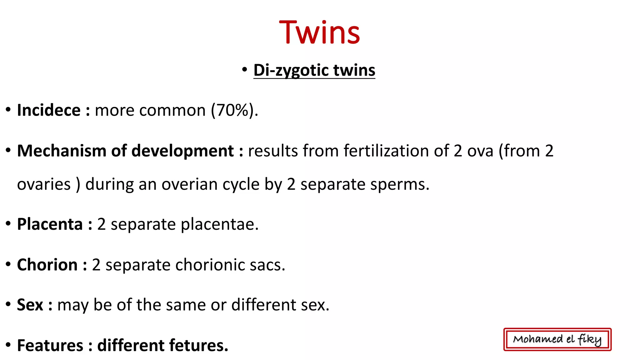 Fetal membranes , placenta and twins | PDF