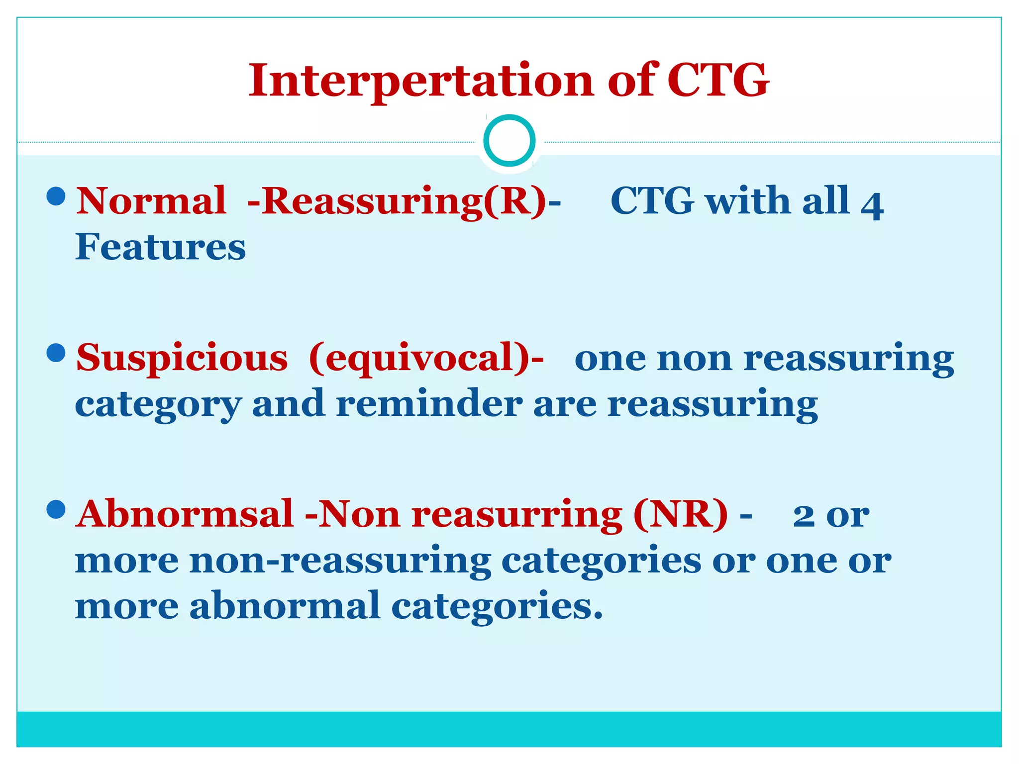 Fetal monitoring for undergraduate | PPT
