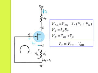 𝑉𝐷 = 𝑉𝐷𝐷 − 𝑉𝑅𝐷
 