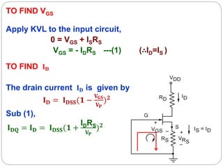 FET Biasing | PPTX