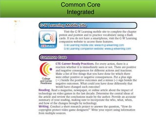Common Core
Integrated

 