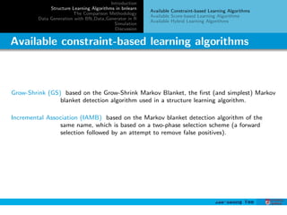 A Study on Comparison of Bayesian Network Structure Learning Algorithms ...
