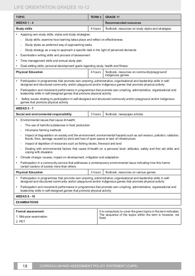 fet phase life orientation caps doc