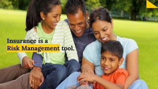 Insurance is a
Risk Management tool.
97
 
