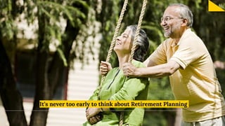 It’s never too early to think about Retirement Planning
83
 