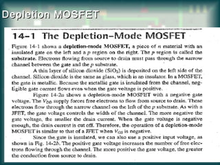 Depletion MOSFETDepletion MOSFET
 