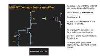 FET Small Signal Analysis with Active Load.pptx