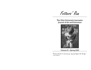 Fetters Run Literary Journal 2006