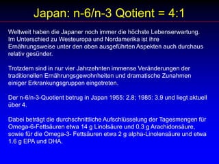 Eicosanoid-Bildung aus EPAAus EPA entstehen überwiegend Prostaglandine der Serie 3 und Leukotriene der Serie 5, die  antiinflammatorische
