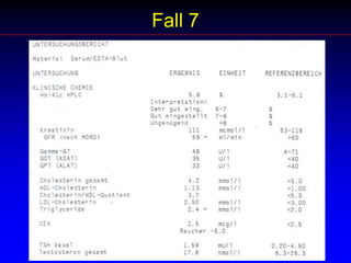 Fall 4Frau, 45 JHausfrauKG: 60.7 kg, FM 18.9 kg (31%), MM 41.7 kgBMI 22.3Keine physische AktivitätAktuelle Medikation: 	4 Hübe Nachtkerzenöl/d			1 EL Rapsöl/d			1 Kps EPA/d