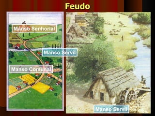 Feudo Manso Comunal Manso Servil Manso Senhorial Manso Servil 