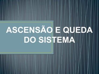 Esse renascimento do comércio e o consequente aumento da circulação monetária, reabilita a importância social das cidades e suas comunas. Com as Cruzadas, esboça-se uma abertura para o mundo, quebrando-se o isolamento do feudo.