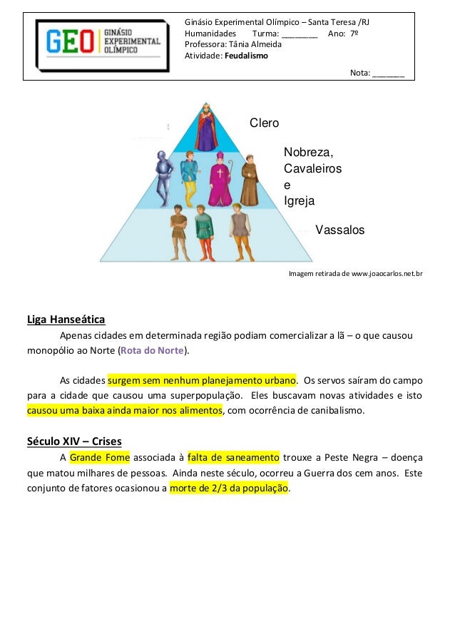 Feudalismo 7º ano Feudalismo 7º ano