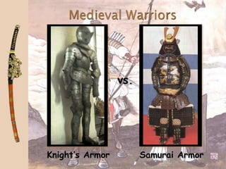 Medieval Warriors




                 vs.




Knight’s Armor         Samurai Armor
 