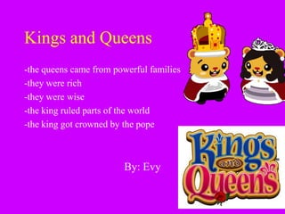 The Feudal System by the 9yo Class | PPTX