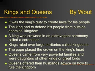 The Feudal System by the 9yo Class | PPTX