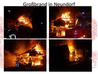 Großbrand in Neundorf 