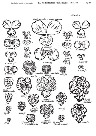 Feuilles fleurs fruits - Pièces estampées ARTMETAL FRAMEX