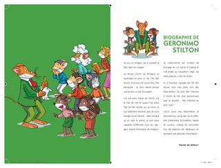 Jestilton Feuillet Animations Géronimo Stilton | PDF