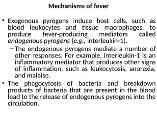 Endogenous Pyrogens FEVER.pptx. Basic knowledge about fever. | PPTX