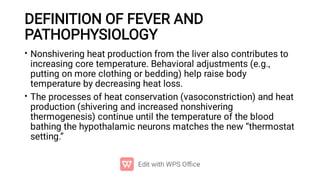 FEVER LECTURES INTERNAL MEDICINE UNIVERSITYpdf | PDF