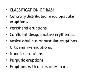 Fever and rash | PPTX