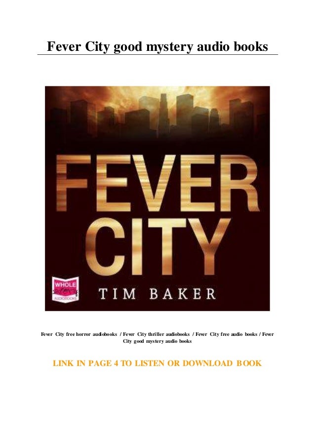 Fever City Good Mystery Audio Books