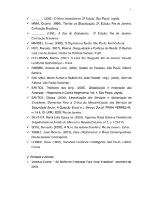O RH e os Processos de Trabalho nas Empresas do Século XXI
