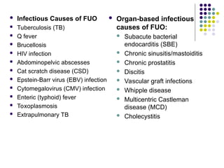 Fever- pathophysiology , patterns, types of fuo.ppt