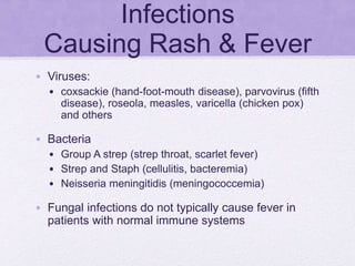 Roseola Rash Vs Chickenpox Rash Demystifying Fever & Rash in Children | PPTX