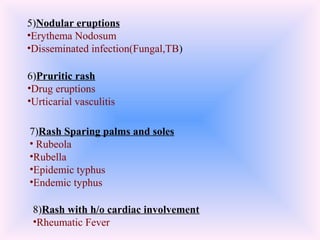 Fever with rash | PPT