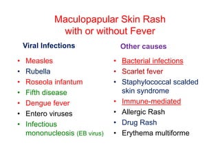 Fever with vesicular skin rash in children 2021 | PDF