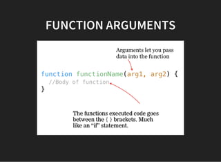 FUNCTION ARGUMENTS
 