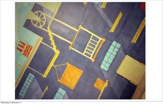 Waarom een game?
‣

Uit comfortzone

‣

Iets anders dan normaal

‣

Nieuwe technologieën

‣

Bijleren

‣

Serieuze uitdaging

‣

En vooral tof!

Wednesday 13 November 13

 