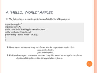 Java Basics | PPTX | Programming Languages | Computing