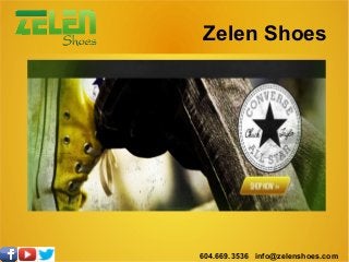 Zelen Shoes
604.669.3536 info@zelenshoes.com
 