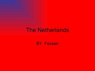 The Netherlands BY  Fezaan 