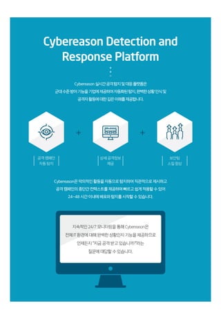 ICT사업부문, 사이버시큐리티 신규사업 소개서 
