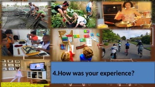 1. Which among the activities are
you familiar with?
2. Have you participated in one or
two of the activities?
3. If yes, when was the last time
you participated in that activity?
Where?
4.How was your experience?
https://www.google.com/search?q=film%20viewing
%20words&tbm=isch&tbs=rimg:CZR4ISIsMu7VYZji8_1f7fBLE&hl=fil&sa=X&ved=0C
B0QuIIBahcKEwjg8-S7-6fxAhUAAAAAHQAAAAAQFg&biw=1349&bih=578
 