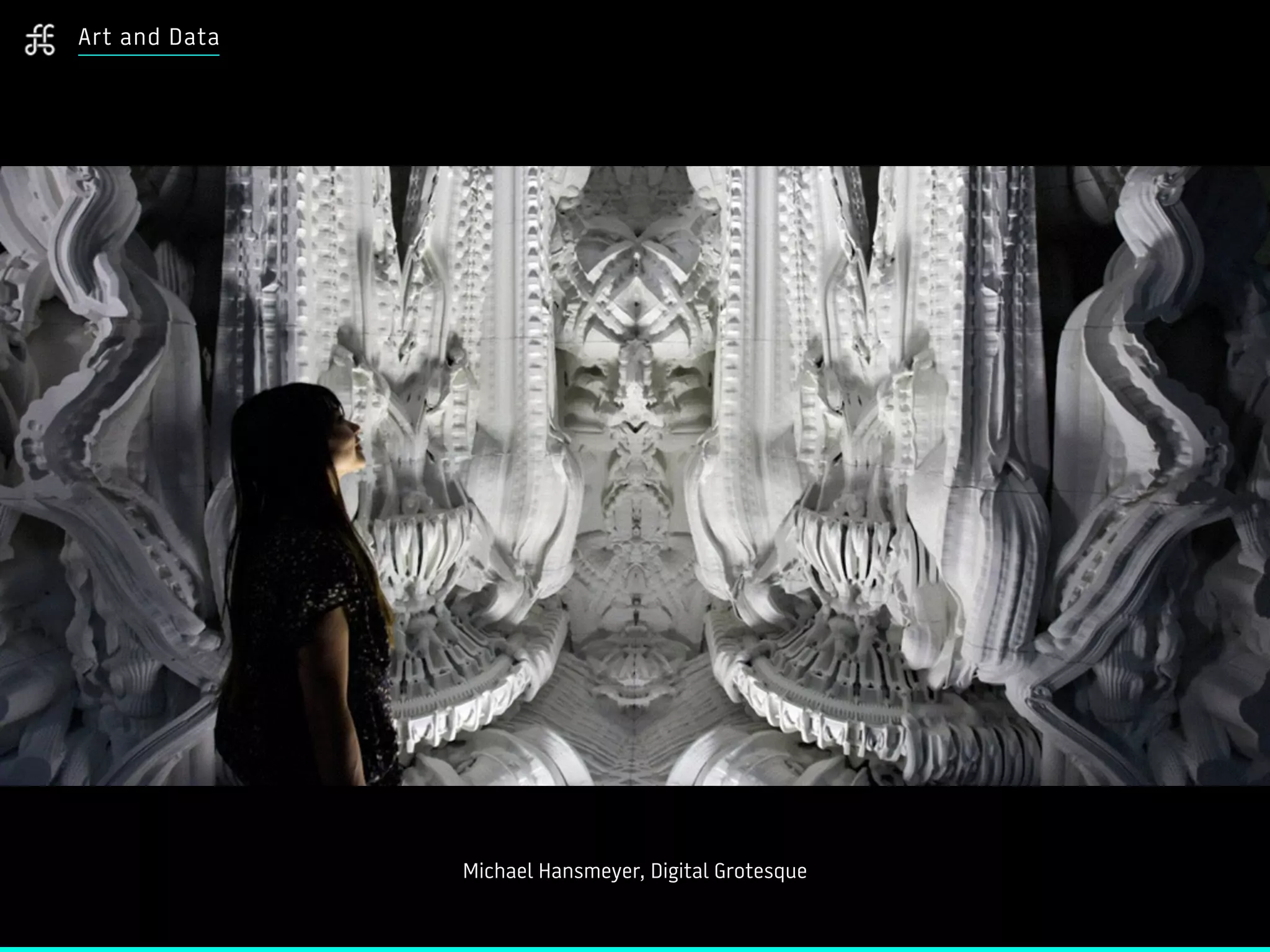 Michael Hansmeyer, Digital Grotesque
Art and Data
 