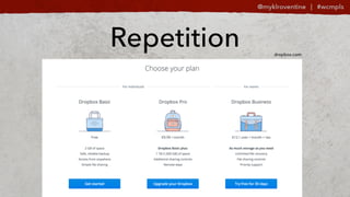 dropbox.com
Repetition
 