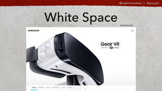 White Space samsung.com
 
